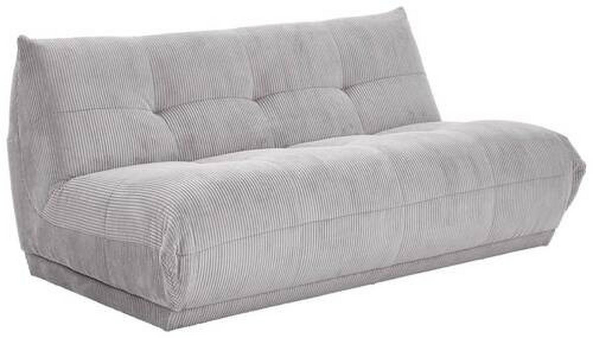 SOFFMODUL i manchester grå  - grå, Trend, textil (180/80/112cm) - Livetastic
