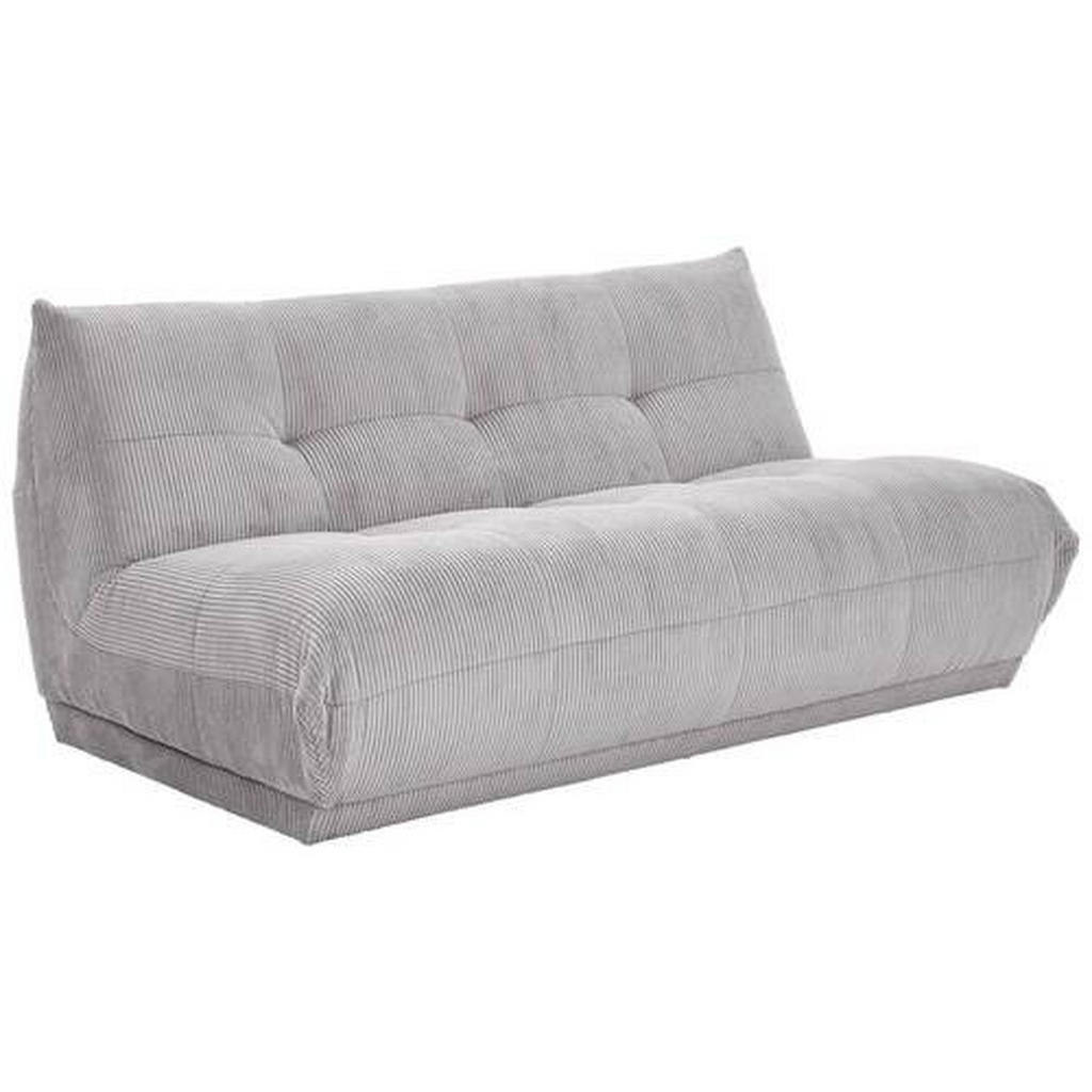 Modul Sofa Giselle 4er Sofa B: 180 Cm Cord Grau