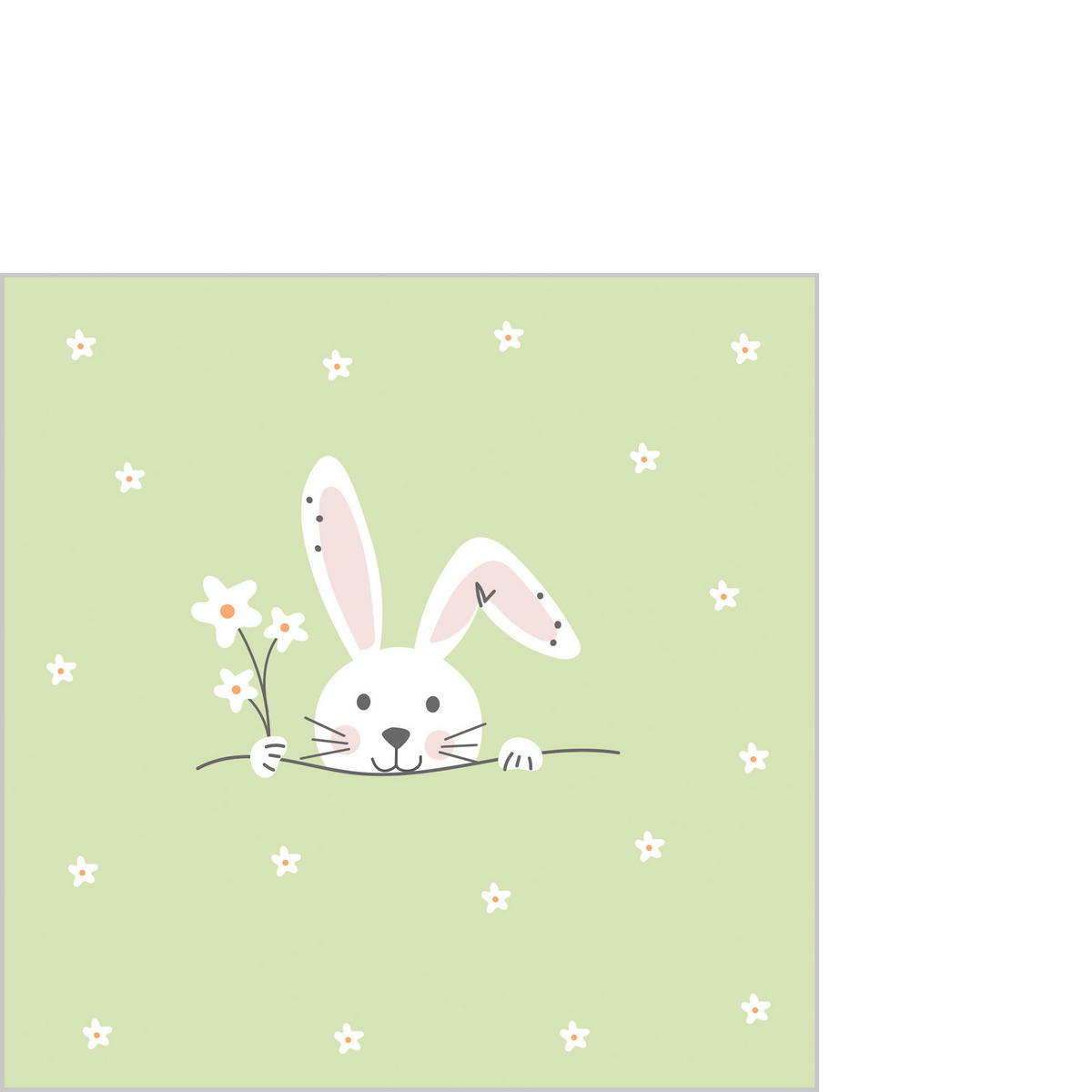 SERVIETTE    - Multicolor, Natur, Papier (12,5cm) - PPD