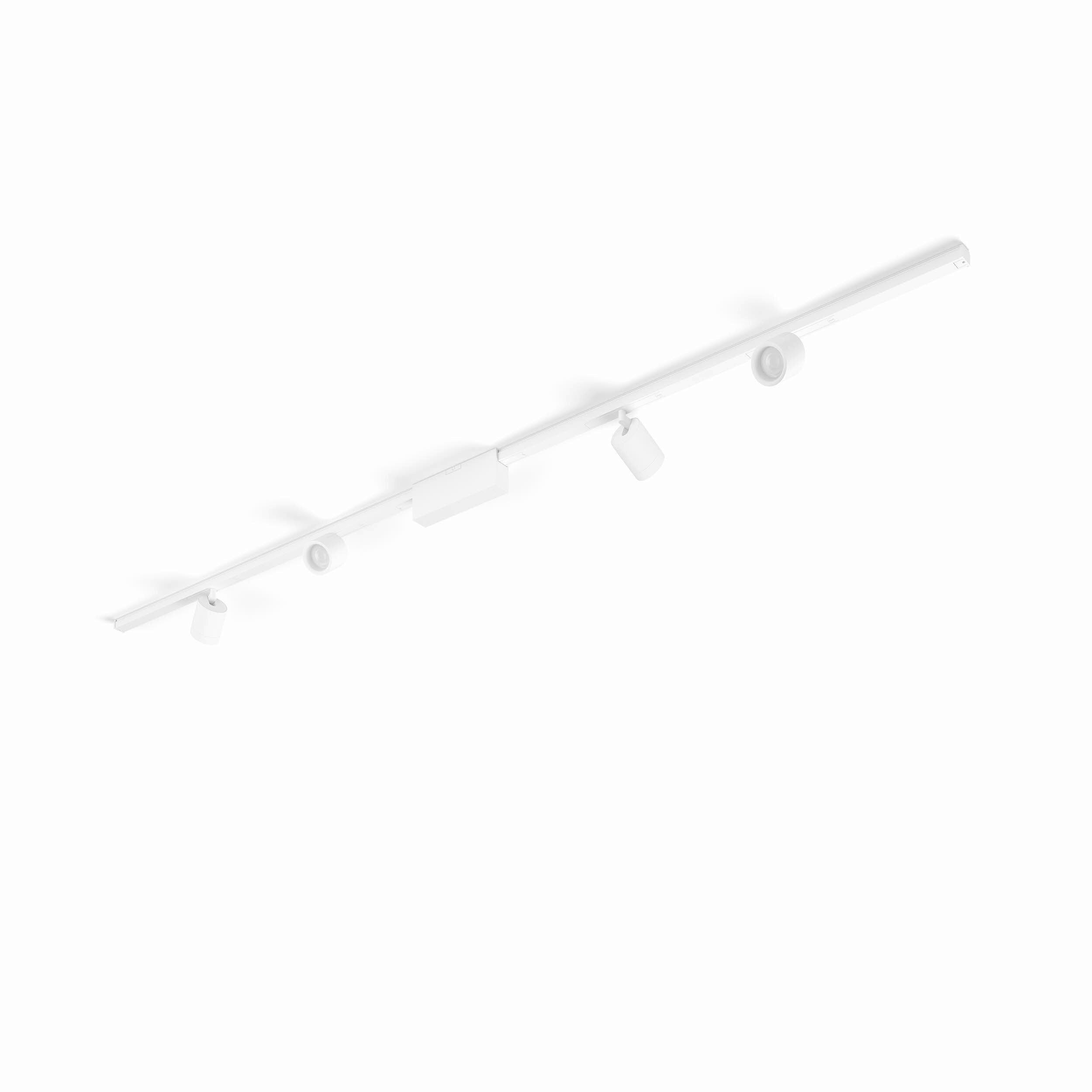 SCHIENENSYSTEM Perifo 221,5/12,8/2,6 cm   - Weiß, Basics, Metall (221,5/12,8/2,6cm) - Philips HUE