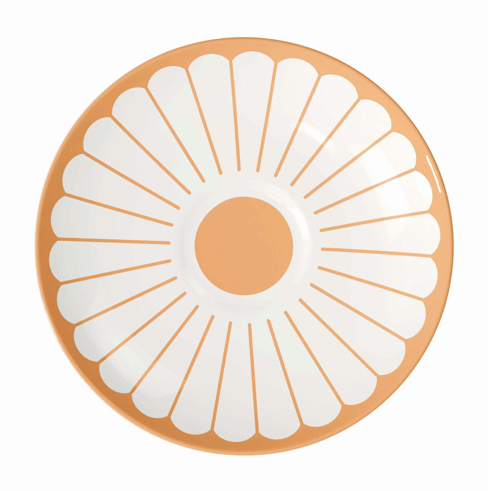 UNTERTASSE Fleur Soleil  - Dunkelgelb/Weiß, MODERN, Keramik (15,5/8,6cm) - Villeroy & Boch