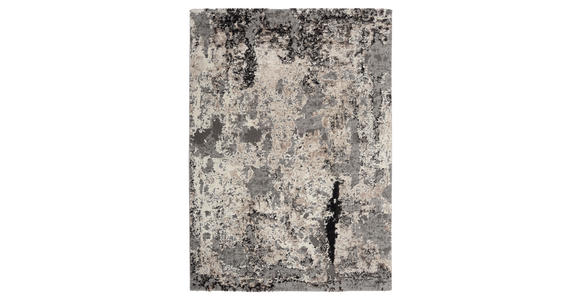 VINTAGE-TEPPICH 65/130 cm Timeline Quantum Hellgrau - Hellgrau, Design, Textil (65/130cm) - Novel