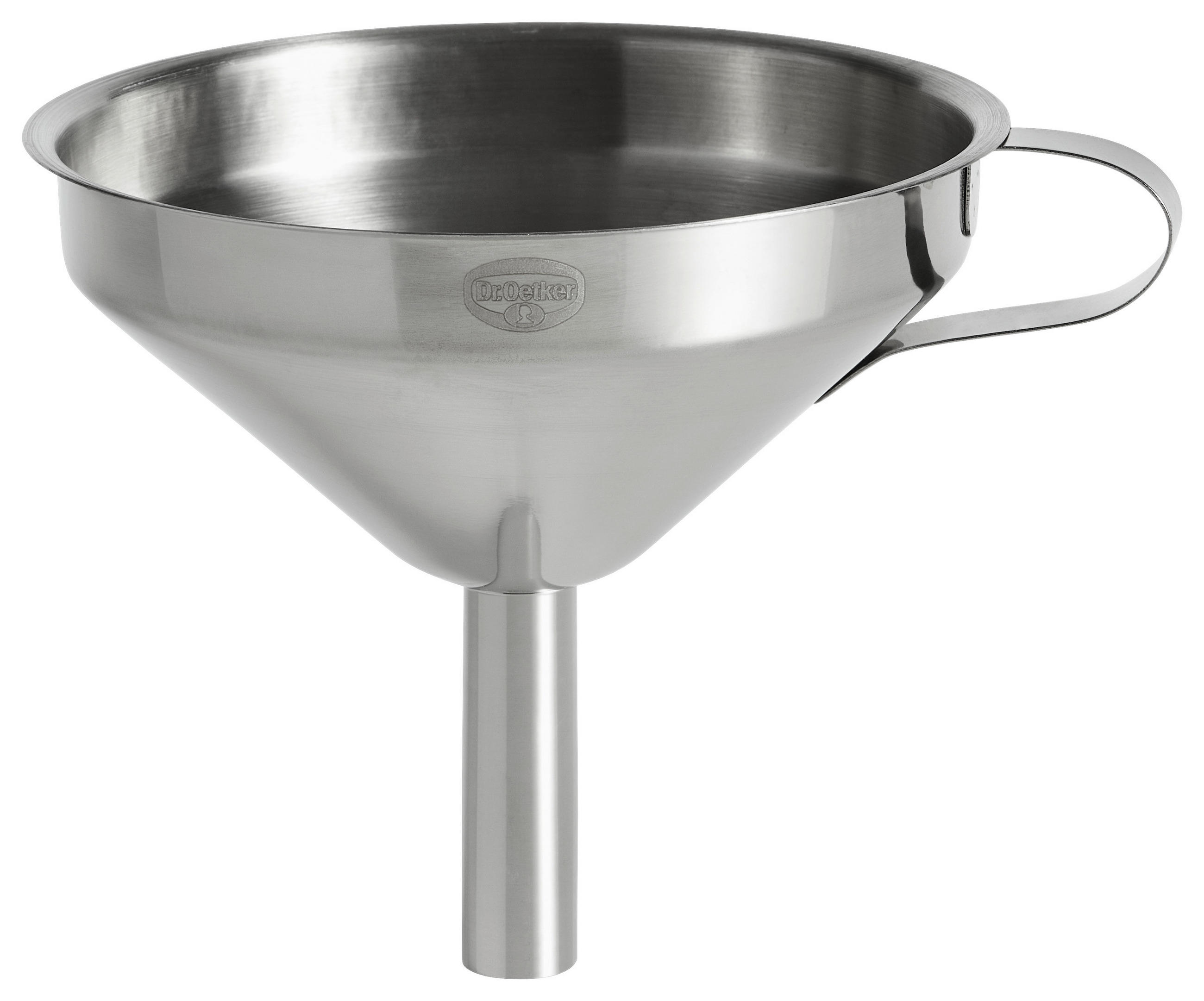 TRICHTER   - Silberfarben, Basics, Metall (12cm) - Dr.Oetker