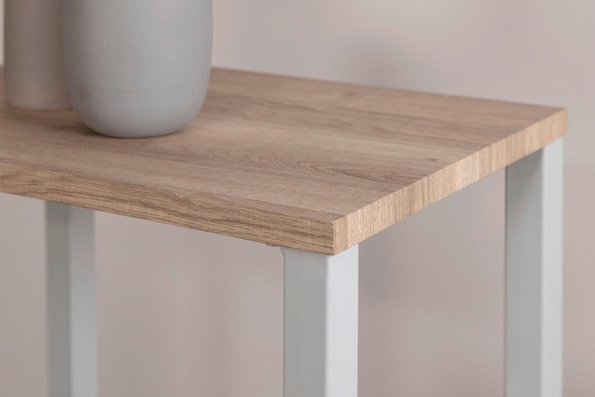 NACHTTISCH 30/70/45 cm  in furniert Grau  - Grau, Design, Holz/Metall (30/70/45cm) - Livetastic