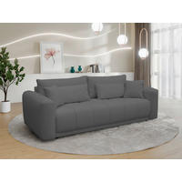 SCHLAFSOFA Grau  - Schwarz/Grau, Design, Holz/Textil (245/90/117cm) - MID.YOU