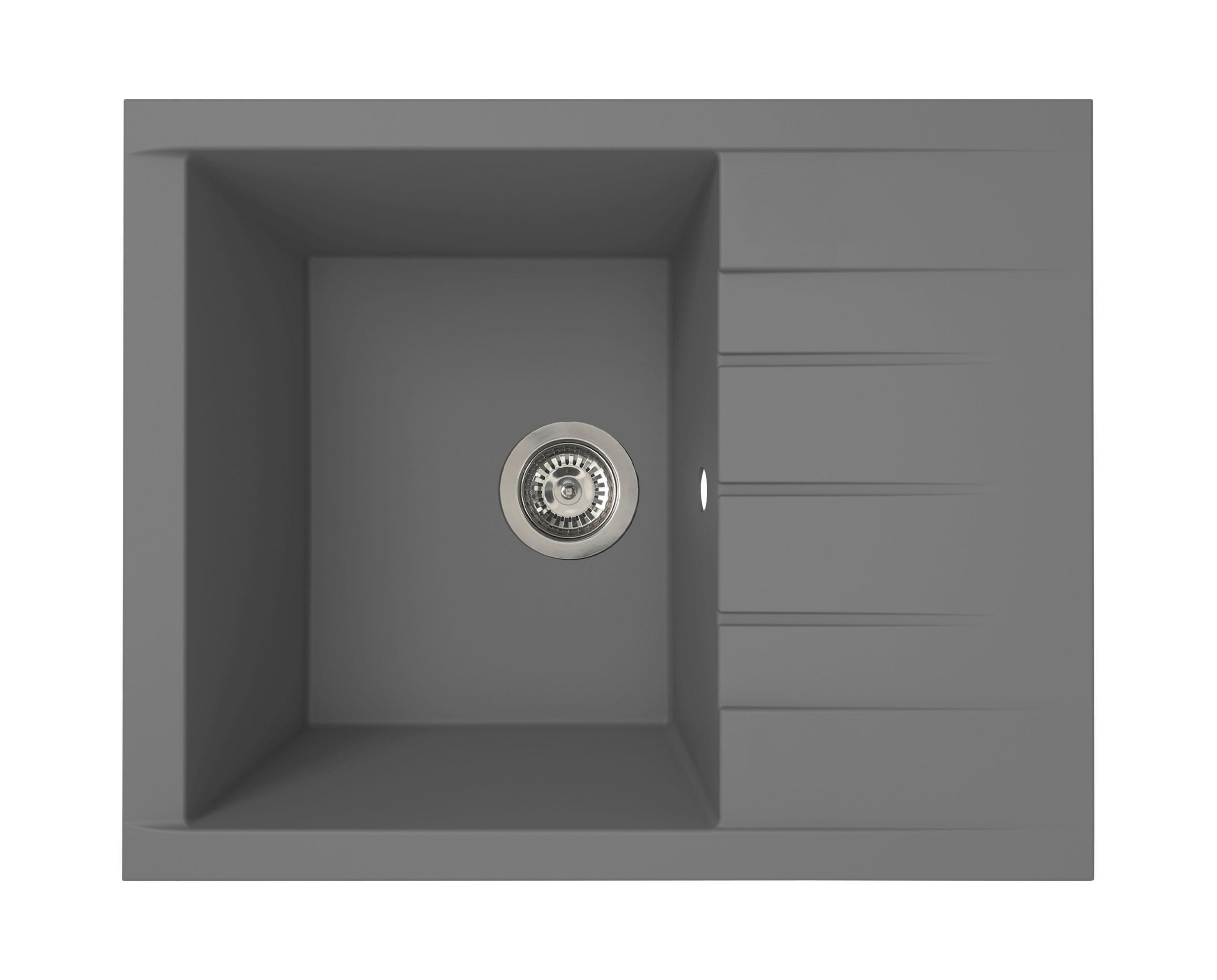 DISKHO 175000000183  - grå, Basics, glas/plast (62/21/50cm) - Respekta