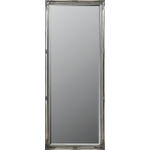 WANDSPIEGEL 75/195/3,3 cm    - Silberfarben, LIFESTYLE, Glas/Holz (75/195/3,3cm) - Landscape