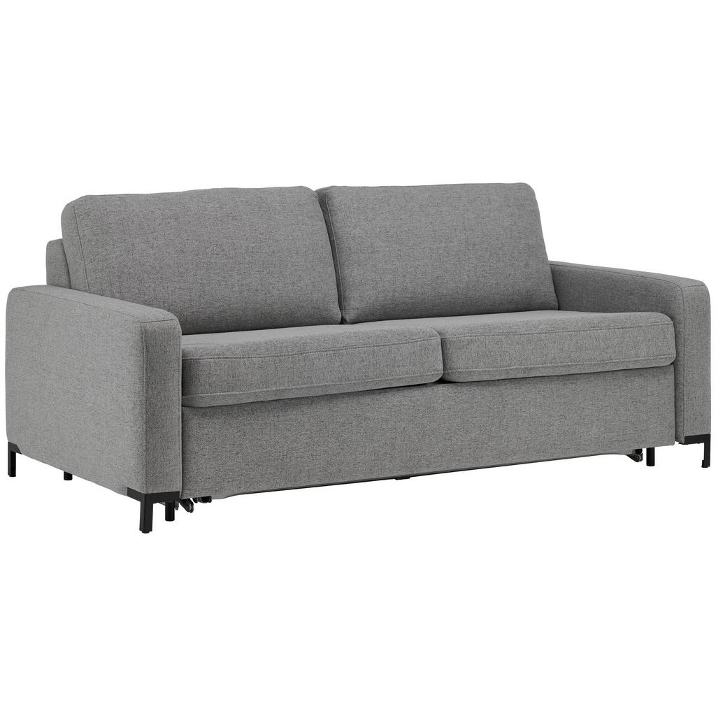 Thumbnail - Livetastic Schlafsofa, Grau, Textil, Uni, 2-Sitzer, Füllung: Schaumstoff, 187x84x97 cm, Reach, Made in EU, FSC Mix, Stof...