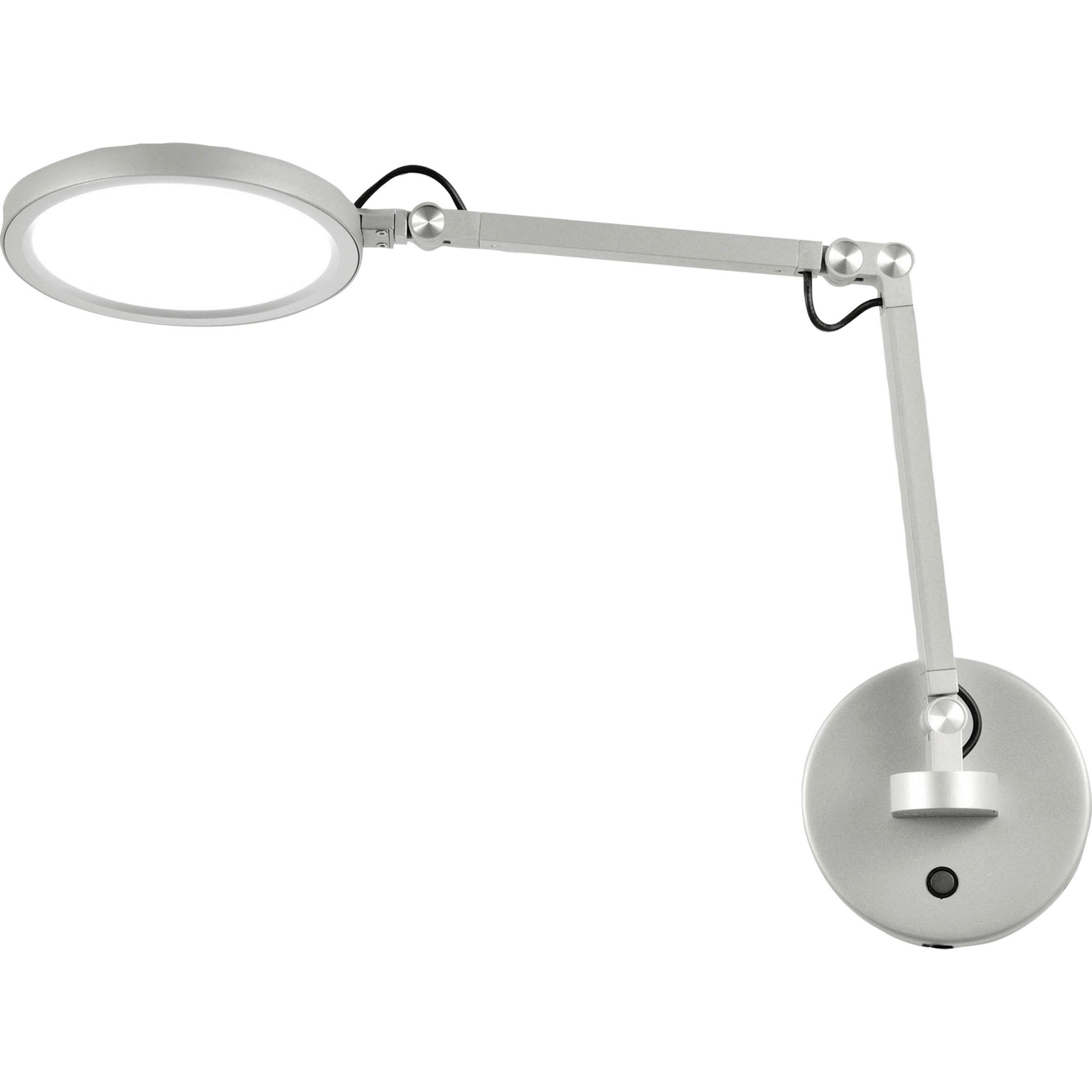 LED-WANDLEUCHTE Regina 12/45/64 cm  - Alufarben, Design, Metall (12/45/64cm) - Fabas Luce