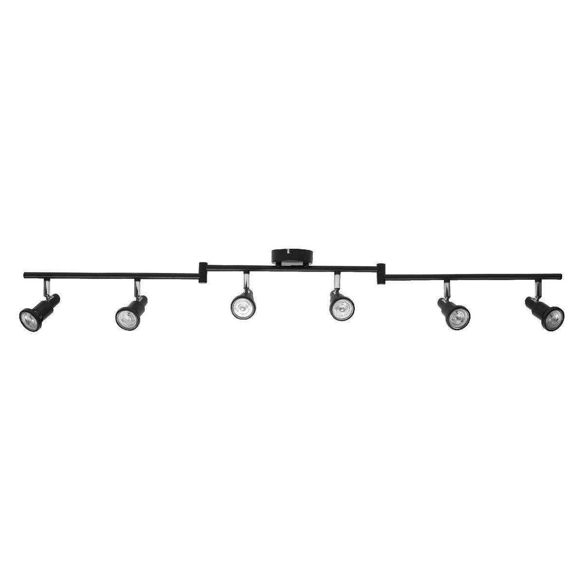 LED-STRAHLER 119,8/9/17,6 cm   - Schwarz, Basics, Metall (119,8/9/17,6cm) - Osram
