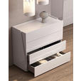 KOMMODE  in 100,2/88,6/44,3 cm  - Schwarz/Weiß, Design, Holzwerkstoff/Kunststoff (100,2/88,6/44,3cm) - Novel
