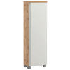 MIDISCHRANK 40/130/35 cm  - Weiss/Eiche Wotan, Modern, Holzwerkstoff/Kunststoff (40/130/35cm) - Held