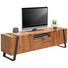 TV-ELEMENT Wildeiche massiv Eichefarben, Schwarz - Eichefarben/Schwarz, Trend, Holz/Metall (172,8/52/47cm) - Landscape TV-ELEMENT Wildeiche massiv Eichefarben, Schwarz - Eichefarben/Schwarz, Trend, Holz/Metall (172,8/52/47cm) - Landscape