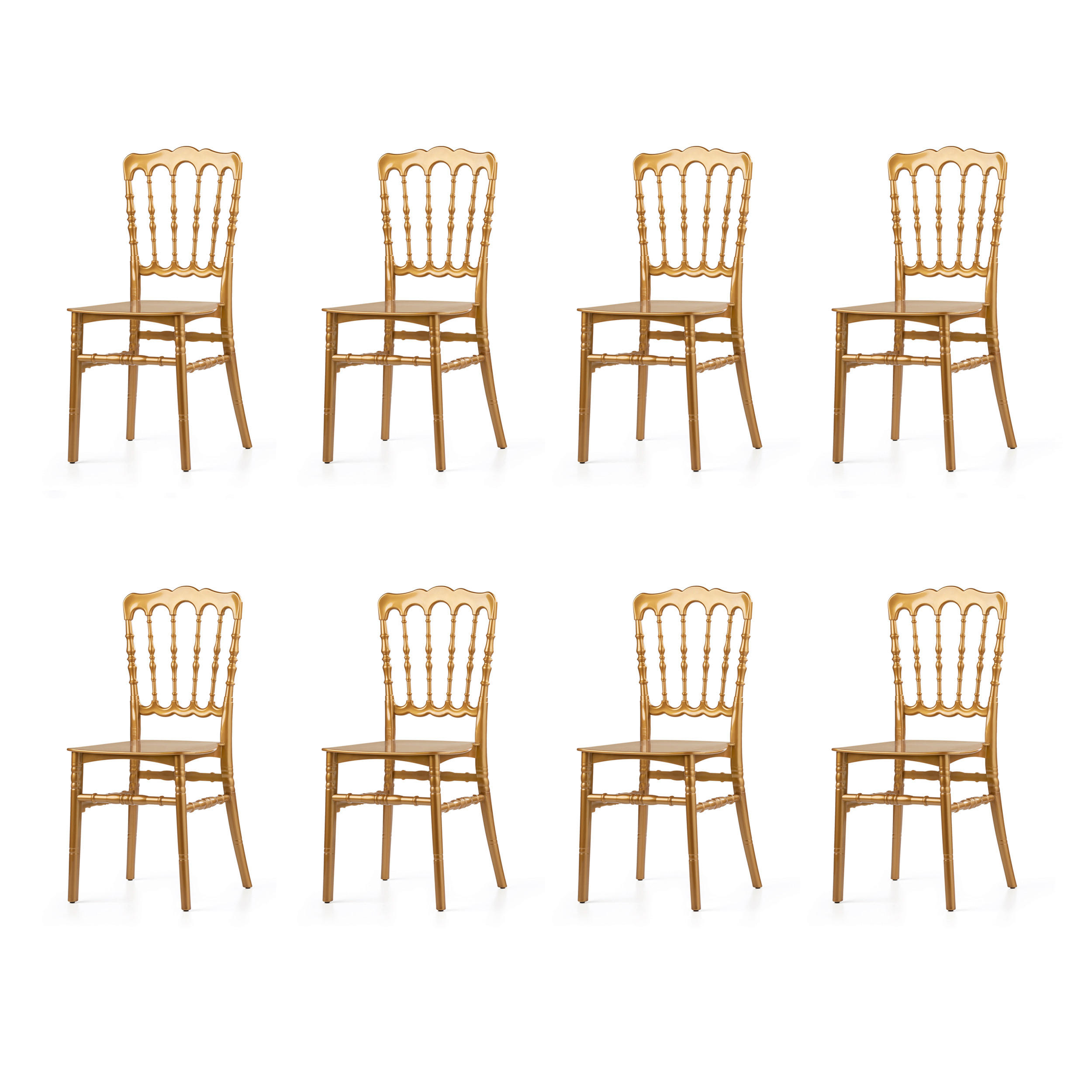 STAPELSESSEL Goldfarben  - Goldfarben, LIFESTYLE, Kunststoff (41/89,5/43cm)