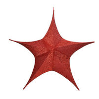 DEKOHÄNGER  - Rot, Design, Kunststoff (80/2cm) - X-Mas