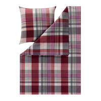 BETTWÄSCHE Impulse Flanell 135/200 cm  - Aubergine, Design, Textil (135/200cm) - Estella