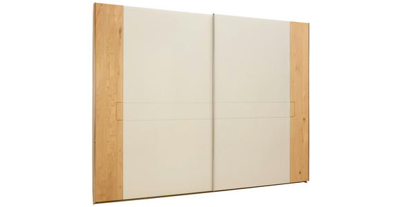 SCHWEBETÜRENSCHRANK in Eichefarben, Champagner - Champagner/Eichefarben, KONVENTIONELL, Holz/Holzwerkstoff (280/223/68cm) - Dieter Knoll