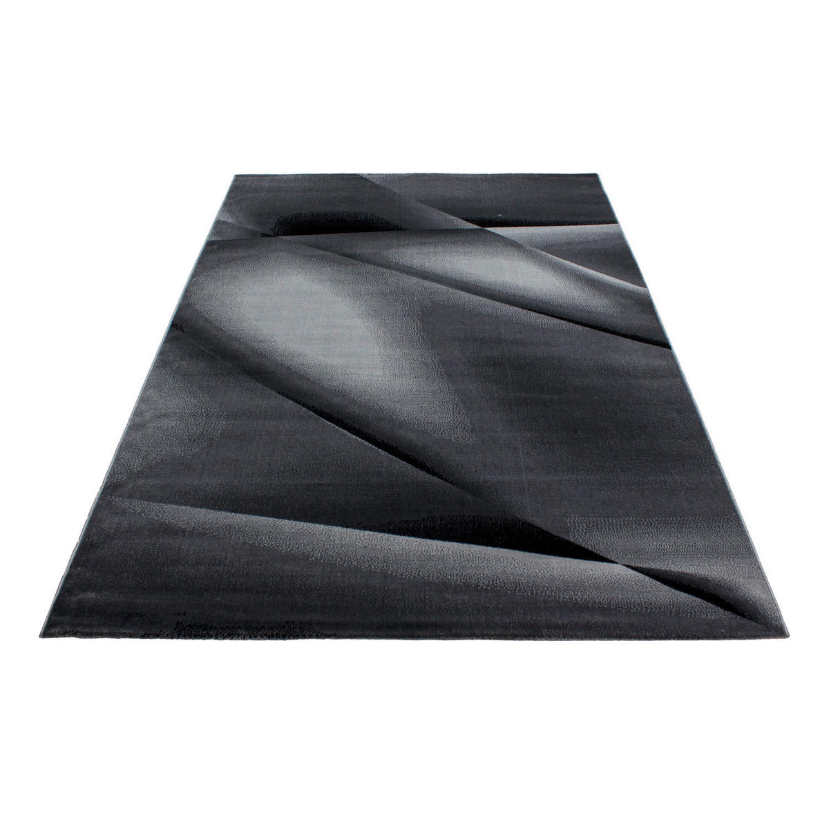 FLATVÄVD MATTA 140/200 cm Miami  - svart, Design, textil (140/200cm) - Novel