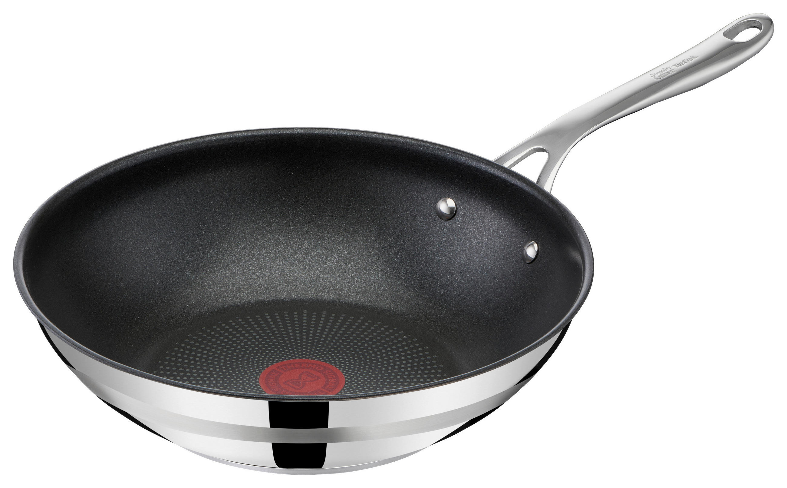 WOKPFANNE 28 cm  - Schwarzchrom, Basics, Metall (28cm) - Tefal