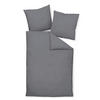 BETTWÄSCHE Giacomo Makosatin 135/200 cm  - Titanfarben, Basics, Textil (135/200cm) - Janine