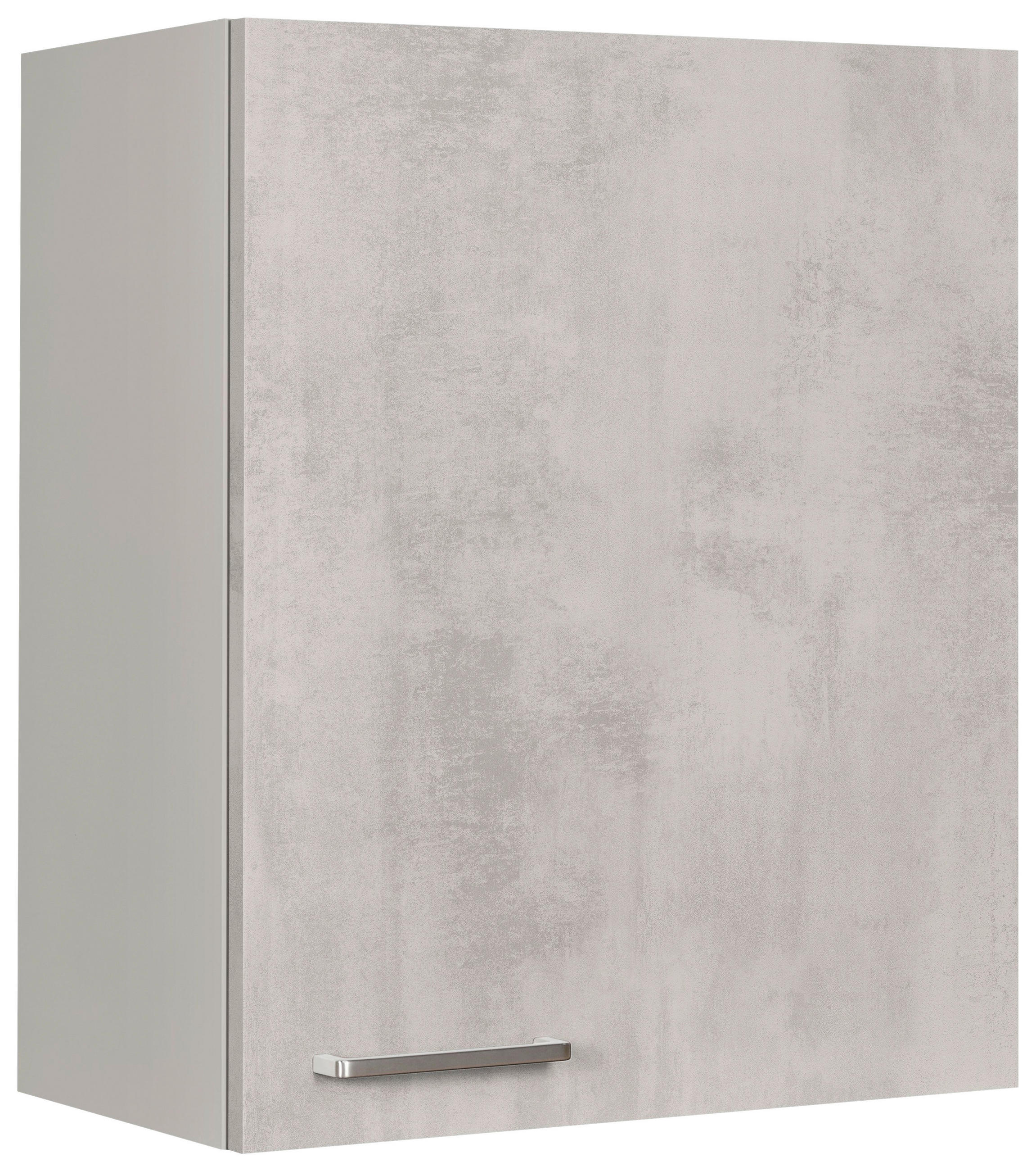 KÜCHENOBERSCHRANK 60/72/35 cm  in Hellgrau  - Edelstahlfarben/Hellgrau, MODERN, Holzwerkstoff (60/72/35cm) - Nobilia