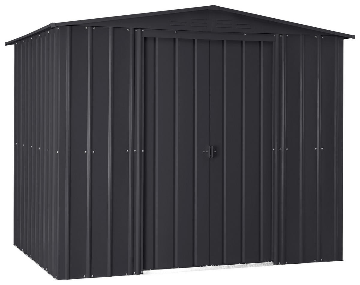 GERÄTEHAUS 245/198/185 cm  - Anthrazit, Basics, Metall (245/198/185cm)
