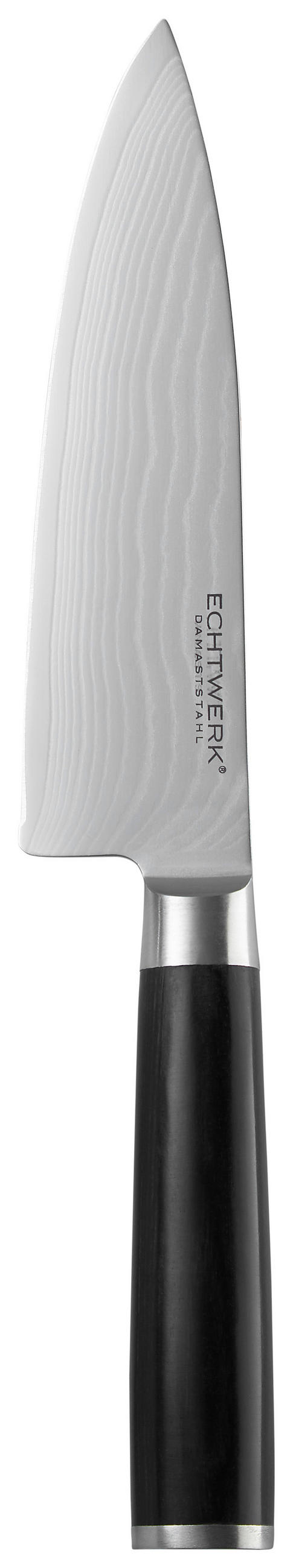 KOCHMESSER 31 cm  - Silberfarben/Schwarz, MODERN, Holz/Metall (31cm) - Echtwerk