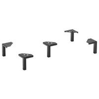 FUSSSET 10,5/13/10,5 cm   - Schwarz, Design, Metall (10,5/13/10,5cm) - Xora