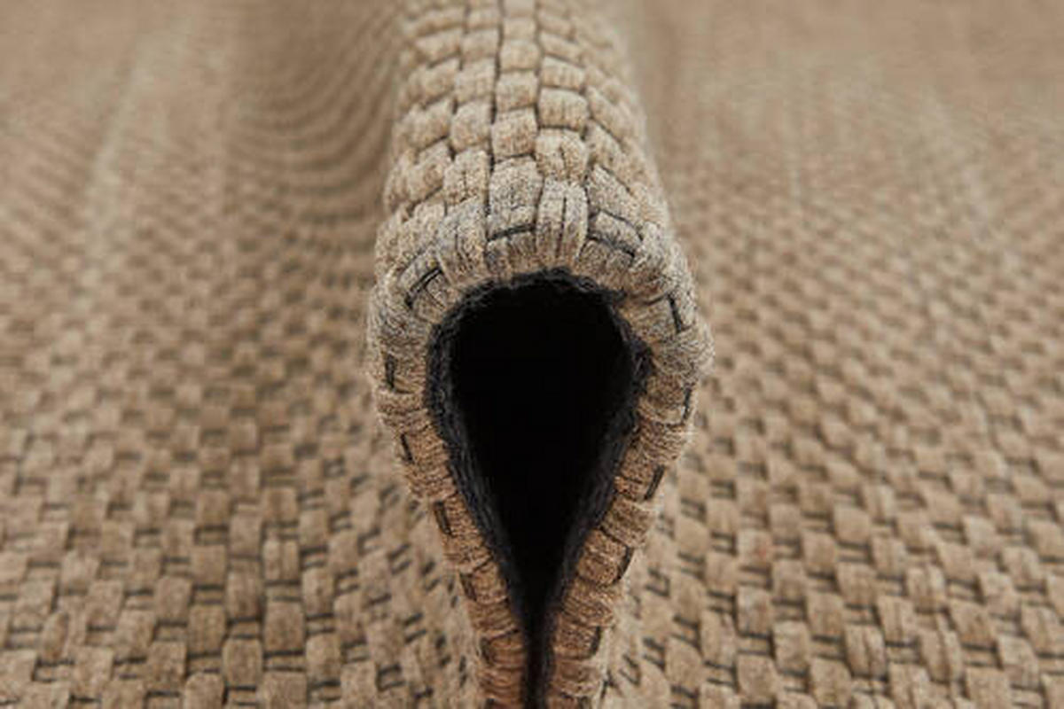HANDWEBTEPPICH 70/140 cm Taupe  - Taupe, Design, Textil (70/140cm) - Linea Natura
