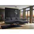 ECKSOFA in Chenille Dunkelgrau  305/224 cm  - Dunkelgrau/Schwarz, Design, Textil/Metall (305/224cm) - Dieter Knoll