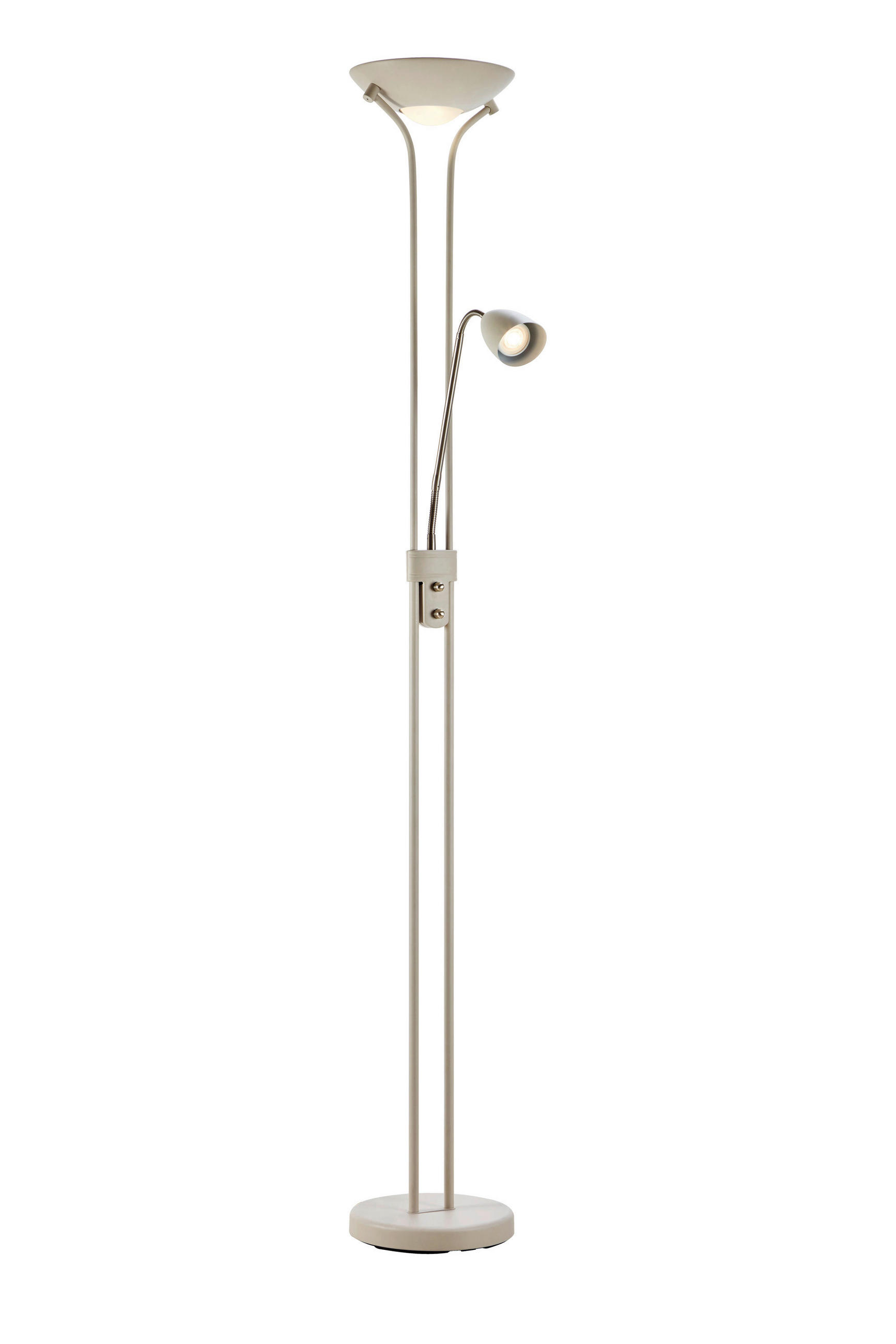 STEHLEUCHTE Modu 25/180/25 cm  - Beige, Basics, Metall (25/180/25cm) - Markslöjd