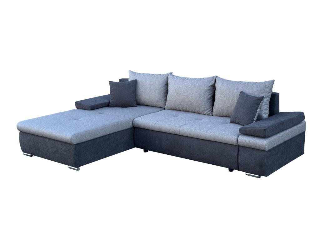 KUTNA GARNITURA drvo, tekstil, koža, drvni materijal    - Moderno, drvni materijal/koža (274/88/71/182/92cm) - Ti'me