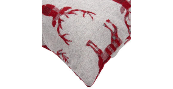 KISSENHÜLLE 50/50 cm - Rot/Creme, Basics, Textil (50/50cm) - Esposa