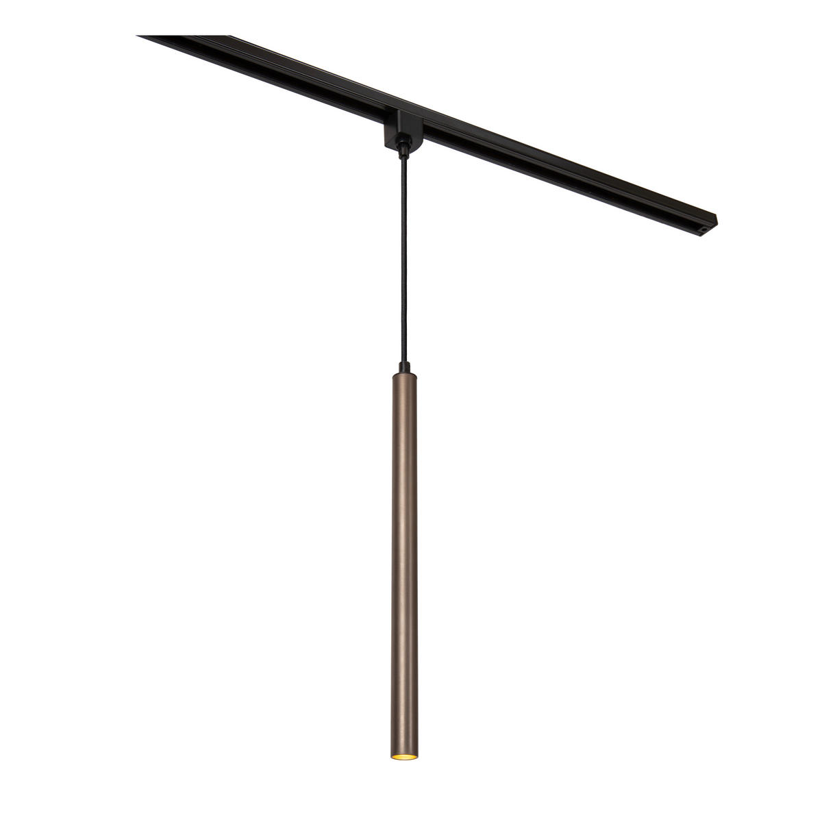 SCHIENENSYSTEM Track 8.1/3.5/140 cm   - Braun, Basics, Metall (8.1/3.5/140cm) - Lucide
