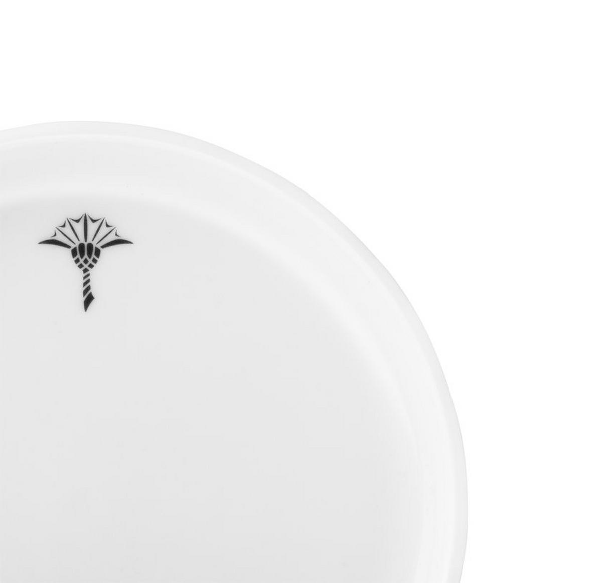 APERITIFTELLER Single Cornflower 10 cm  - Weiß, Design, Keramik (10cm) - Joop!