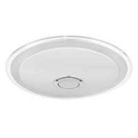LED-TAKLAMPA 24 W 43/10,5 cm  - klar/vit, Klassisk, metall/plast (43/10,5cm) - Globo