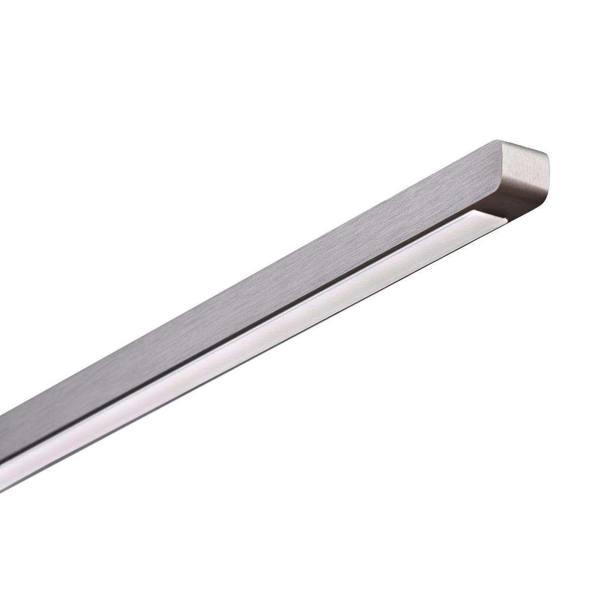 LED-HÄNGELEUCHTE Mia 93/1,8/40-180 cm   - Nickelfarben, Design, Metall (93/1,8/40-180cm) - Ambiente