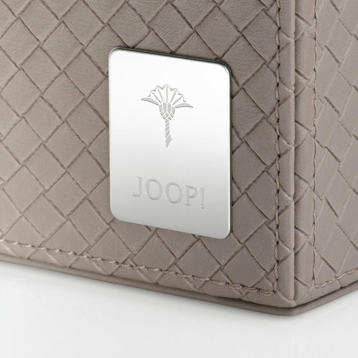 PAPIERKORB  - Beige/Grau, Design, Kunststoff (25/30/21cm) - Joop!