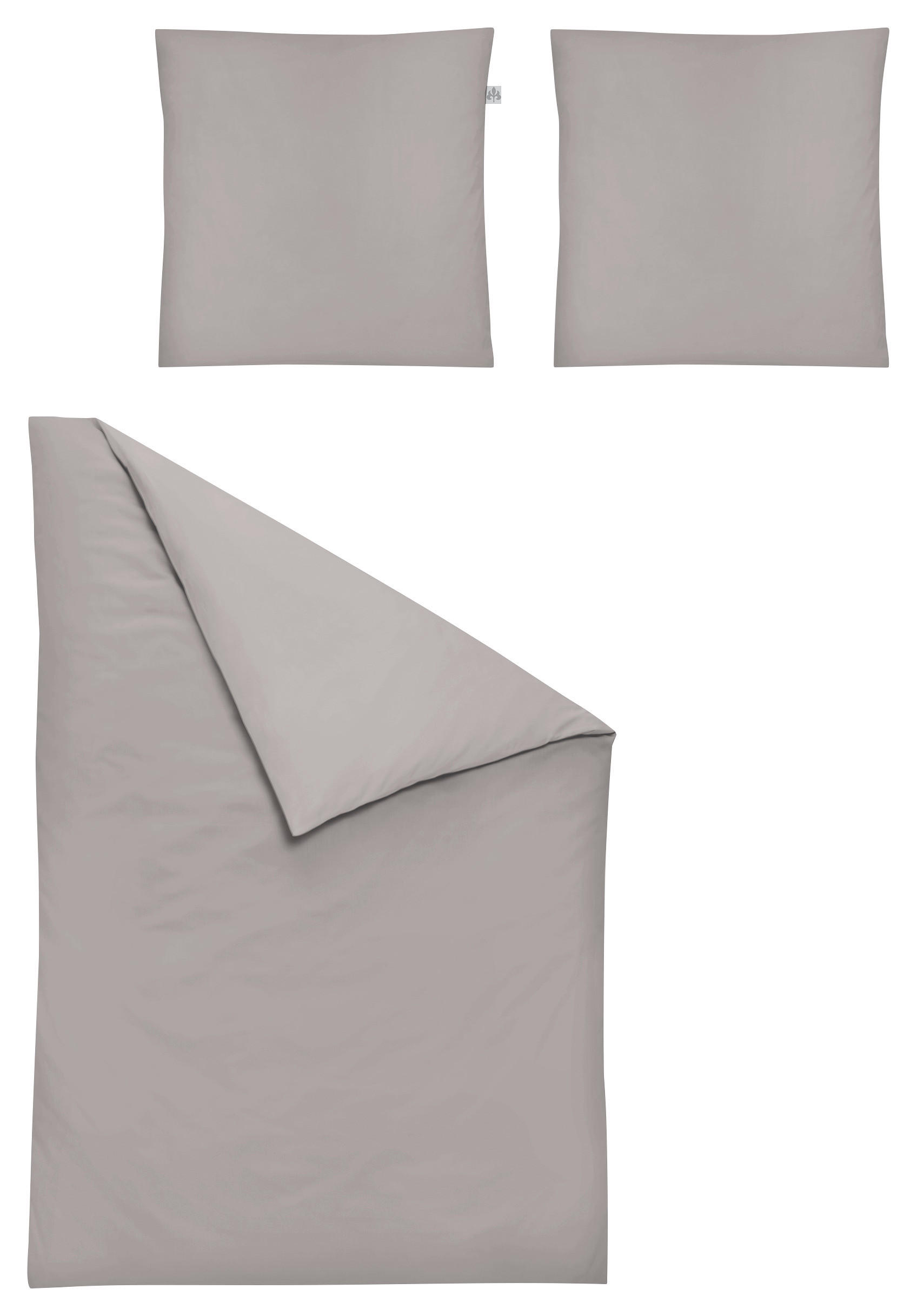 BETTWÄSCHE Biber 135/200 cm  - Taupe, KONVENTIONELL, Textil (135/200cm)