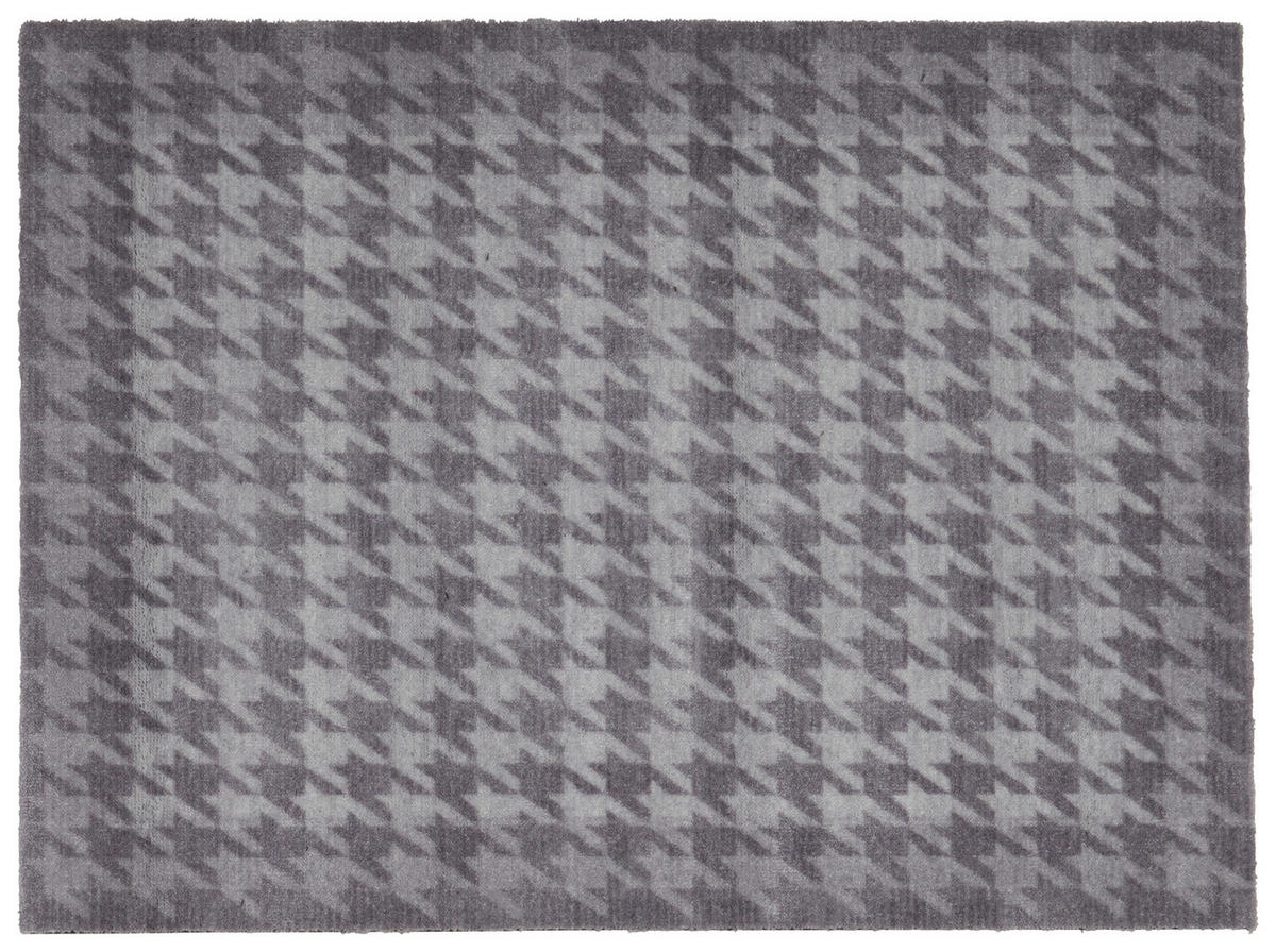 FUßMATTE 60/80 cm Elegance  - Hellgrau/Weiß, Trend, Kunststoff/Textil (60/80cm) - Esposa