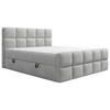 BOXBETT 180/200 cm  in Silberfarben  - Silberfarben, Design, Kunststoff/Textil (180/200cm) - Boxxx