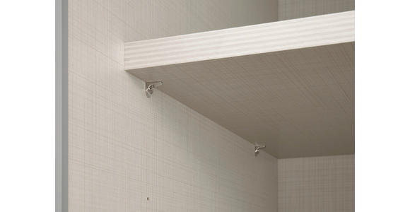 SCHWEBETÜRENSCHRANK 280/222/68 cm 3-türig Weiß, Weiß Hochglanz - Weiß Hochglanz/Alufarben, MODERN, Holzwerkstoff/Metall (280/222/68cm) - Moderano