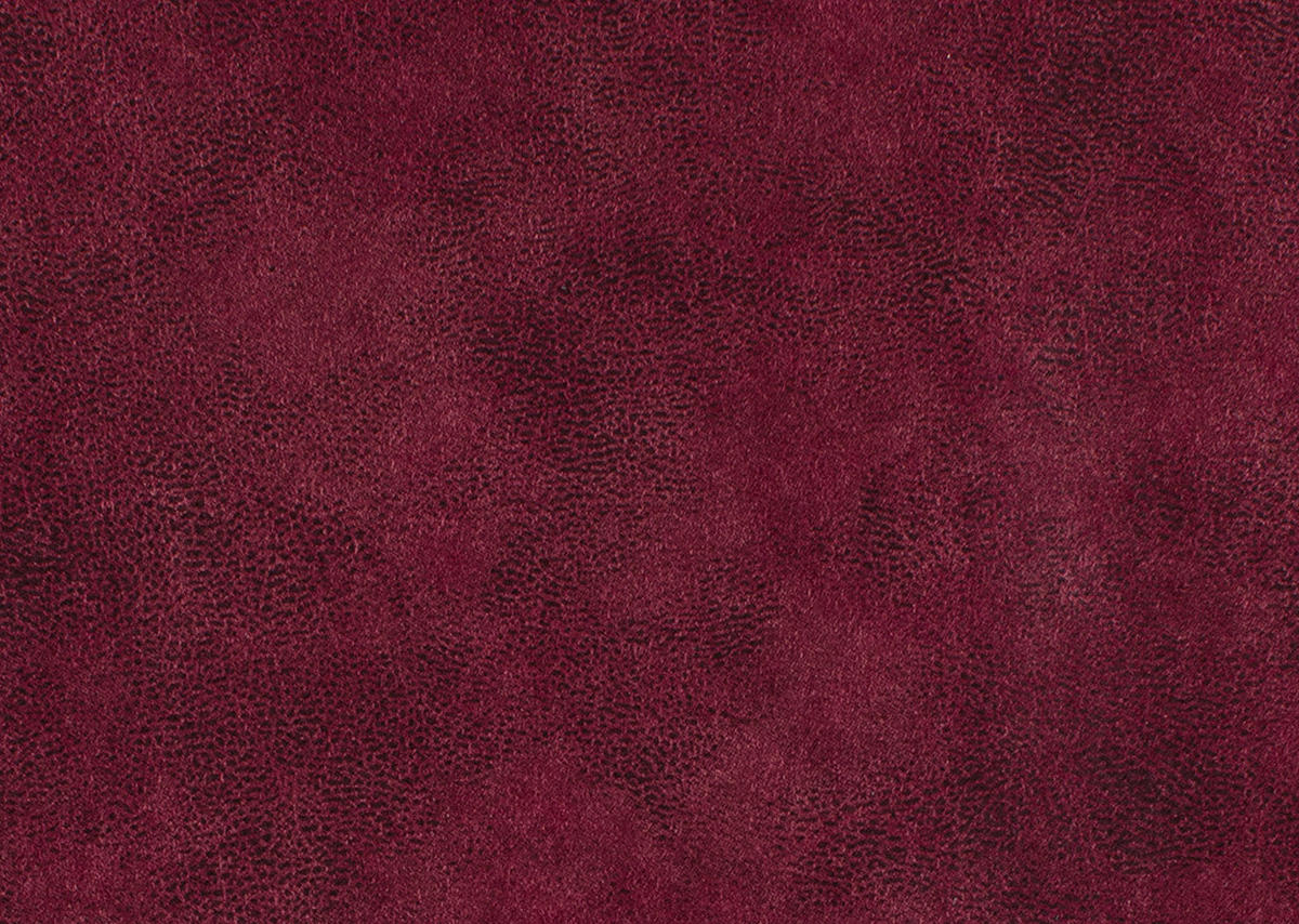 STUHL  in Eisen Mikrofaser  - Schwarz/Dunkelrot, Modern, Textil/Metall (46/91/61cm) - Venda