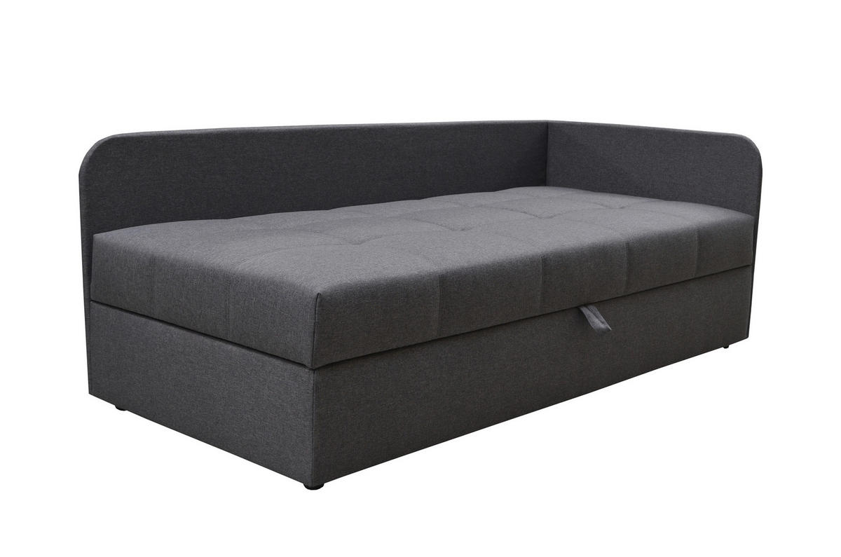 HEVERŐ textil szürke  - fekete/szürke, Basics, műanyag/textil (205/90/95cm) - Xora