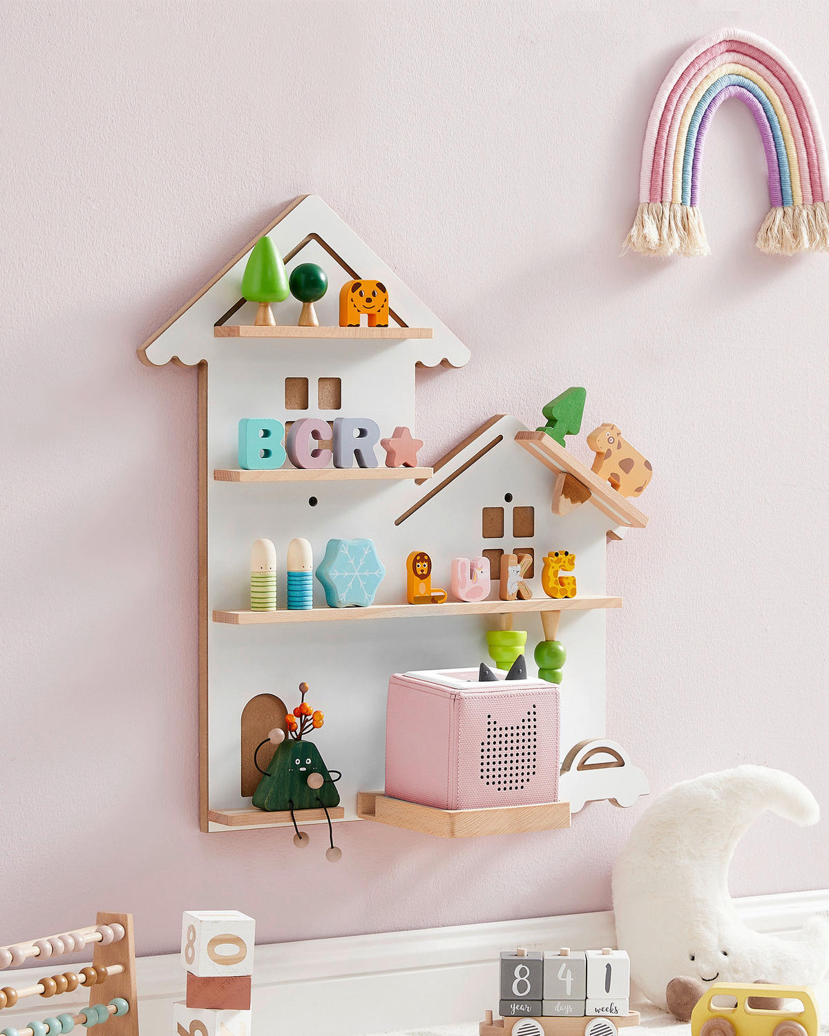 KINDERREGAL 55,8/60/18 cm  - Weiß, MODERN, Holz/Holzwerkstoff (55,8/60/18cm) - MID.YOU