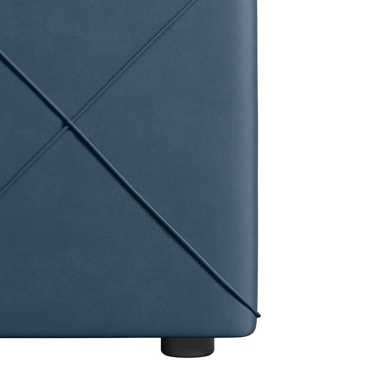 BOXSPRINGBETT 180/200 cm  in Blau  - Blau/Schwarz, Modern, Holz/Kunststoff (180/200cm) - MID.YOU