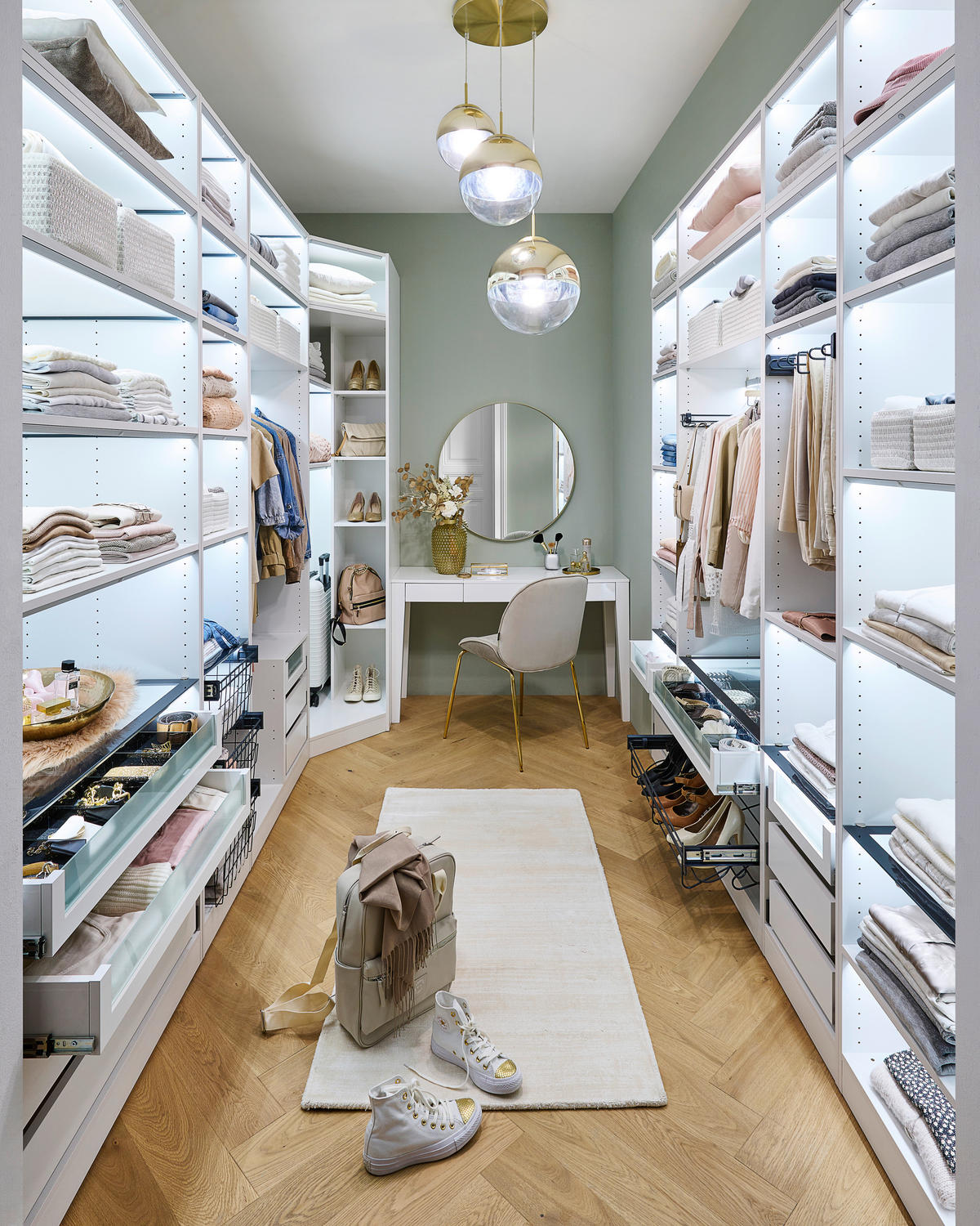 KORPUS ORMARA ZA ODJEĆU  bijela  91/242/57 cm    - bijela, Konvencionalno, drvni materijal (91/242/57cm) - Hom`in