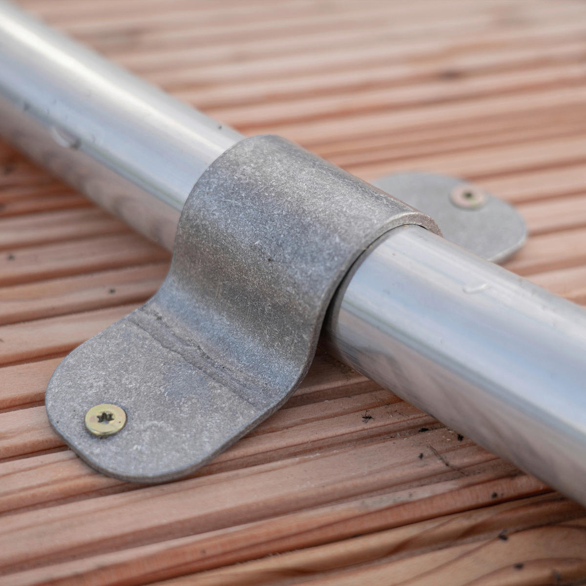 PAVILLON 303/230/303 cm Aluminium  - Silberfarben/Weiß, Basics, Textil/Metall (303/230/303cm)