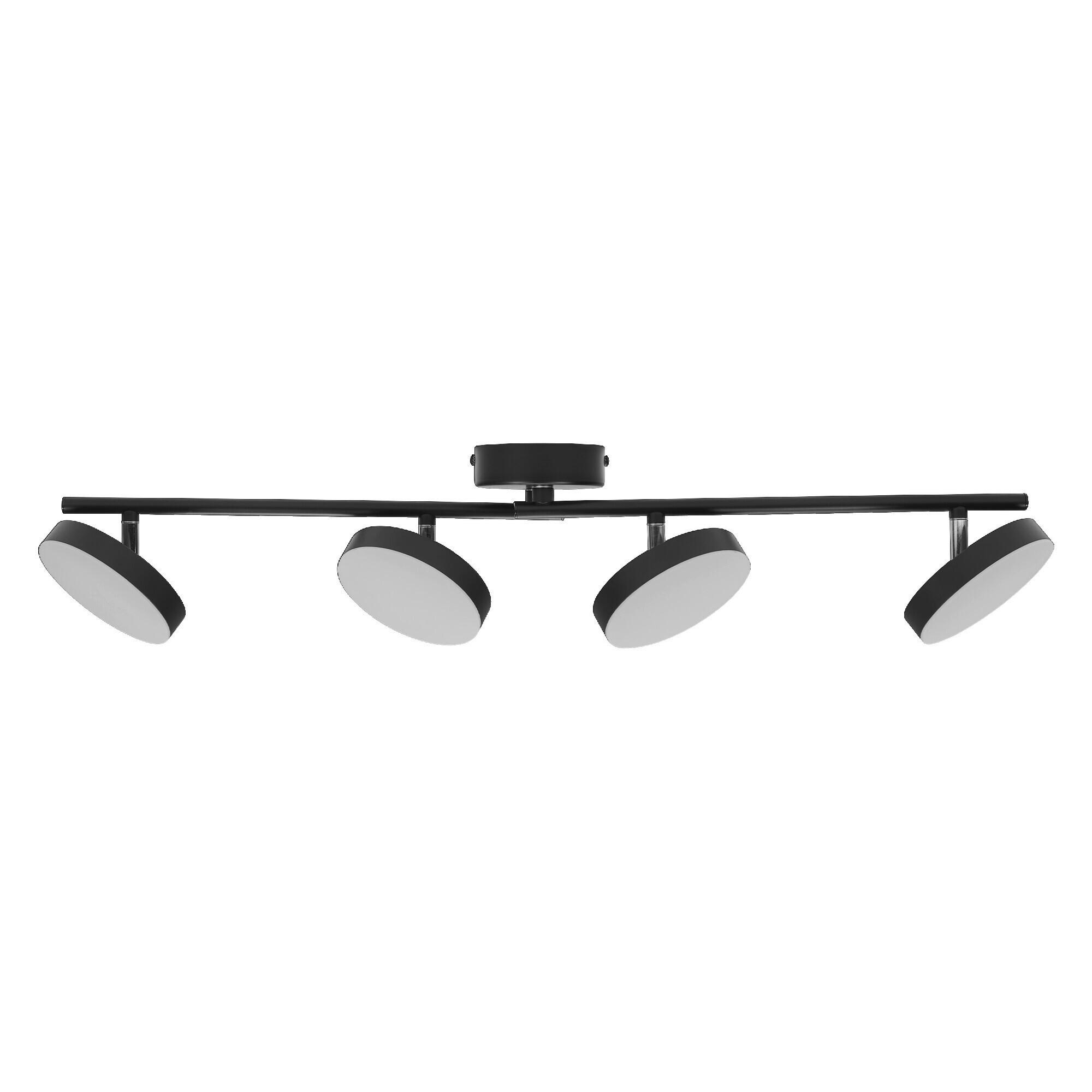LED-STRAHLER 81/12/11,9 cm   - Schwarz, Basics, Metall (81/12/11,9cm) - Osram