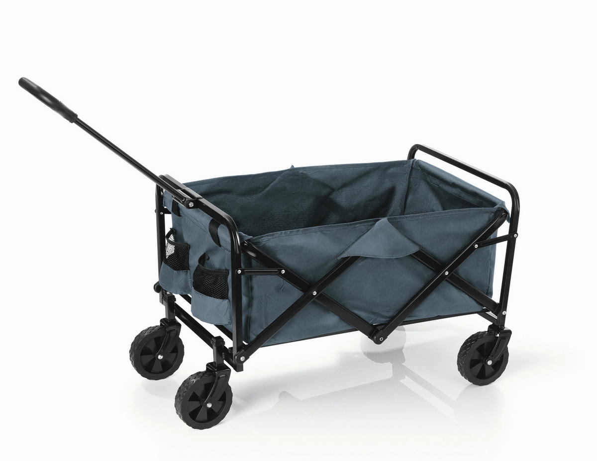 SKLÁDACÍ DĚTSKÝ VOZÍK - šedá, Basics, kov/plast (75/49,5/91cm)